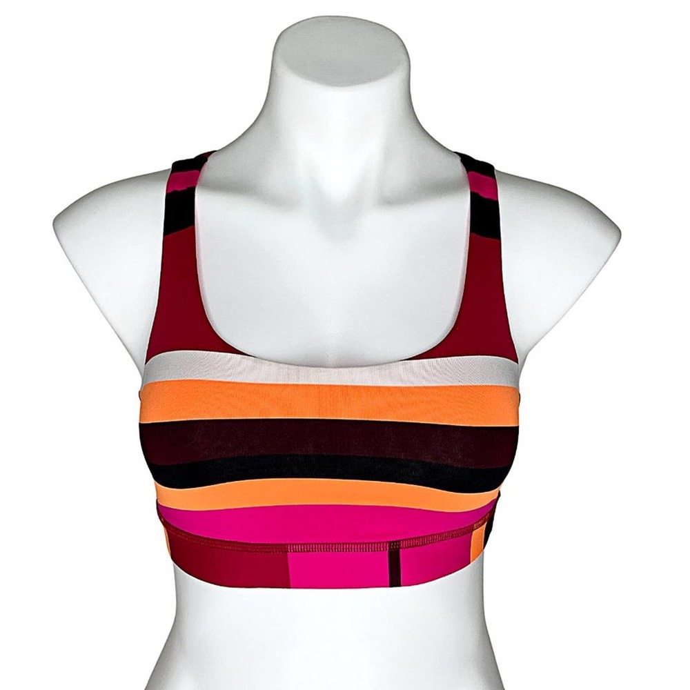 Lululemon Energy Bra in Blossom Stripe Bumble Berry Ghost - Picture 7 of 10